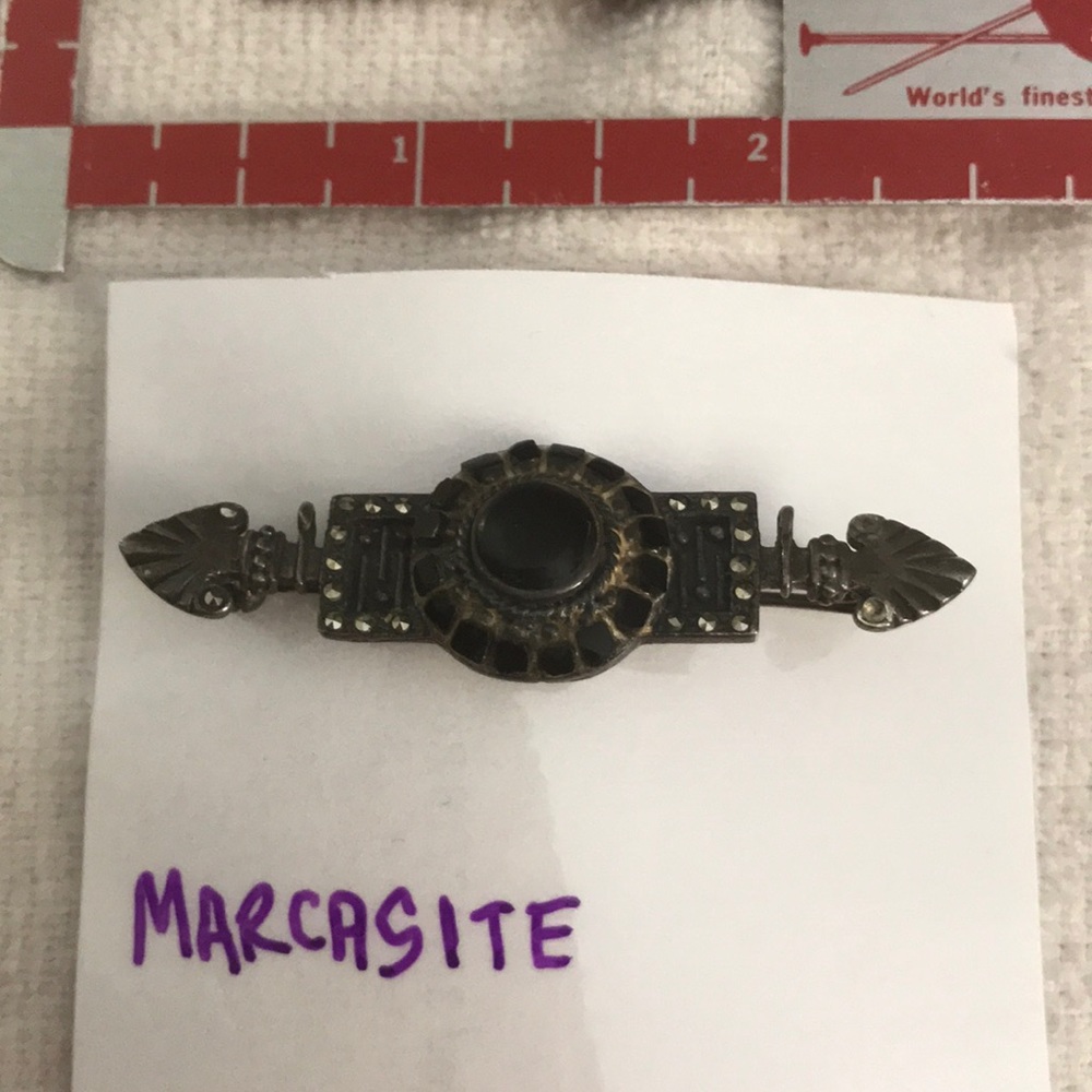 Vintage marcasite pin